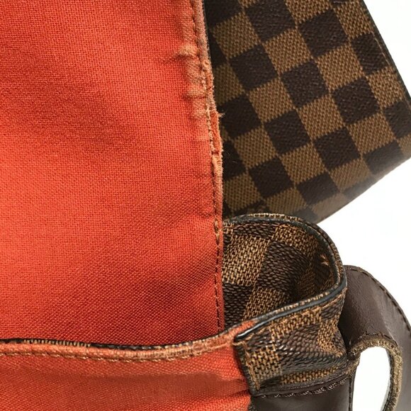 LOUIS VUITTON Authentic Brown Damier Canvas Shoulder Bag - Picture 14 of 16
